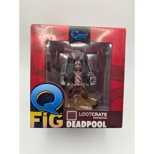 Marvel Deadpool Q-Fig Quantum Mechanix 2015 Loot Crate Exclusive Figure New